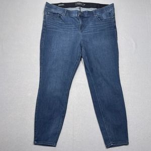 Torrid Bombshell Skinny Jeans Size 24R Dark Wash Plus Size Premium Jeans